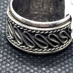 Vintage Sterling Silver Spinner Ring